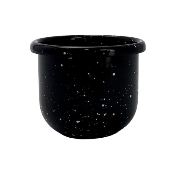 Bowl 200 ml  en Peltre Pietra Negro Chispas Blancas
