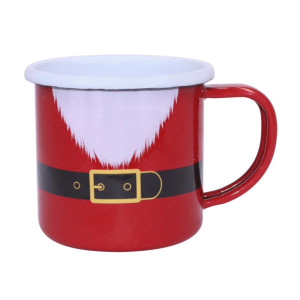 Mug 420 ml en Peltre Papá Noel Rojo